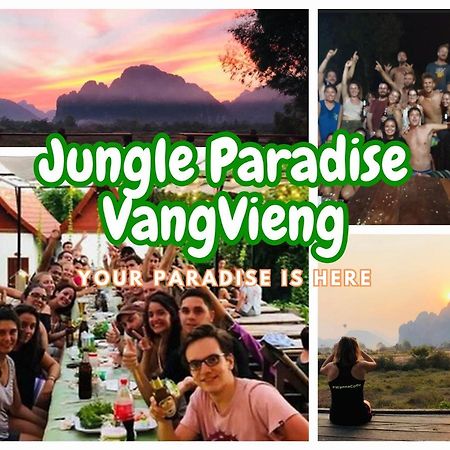 Jungle Paradise Vangvieng - Bungalows Vang Vieng Extérieur photo