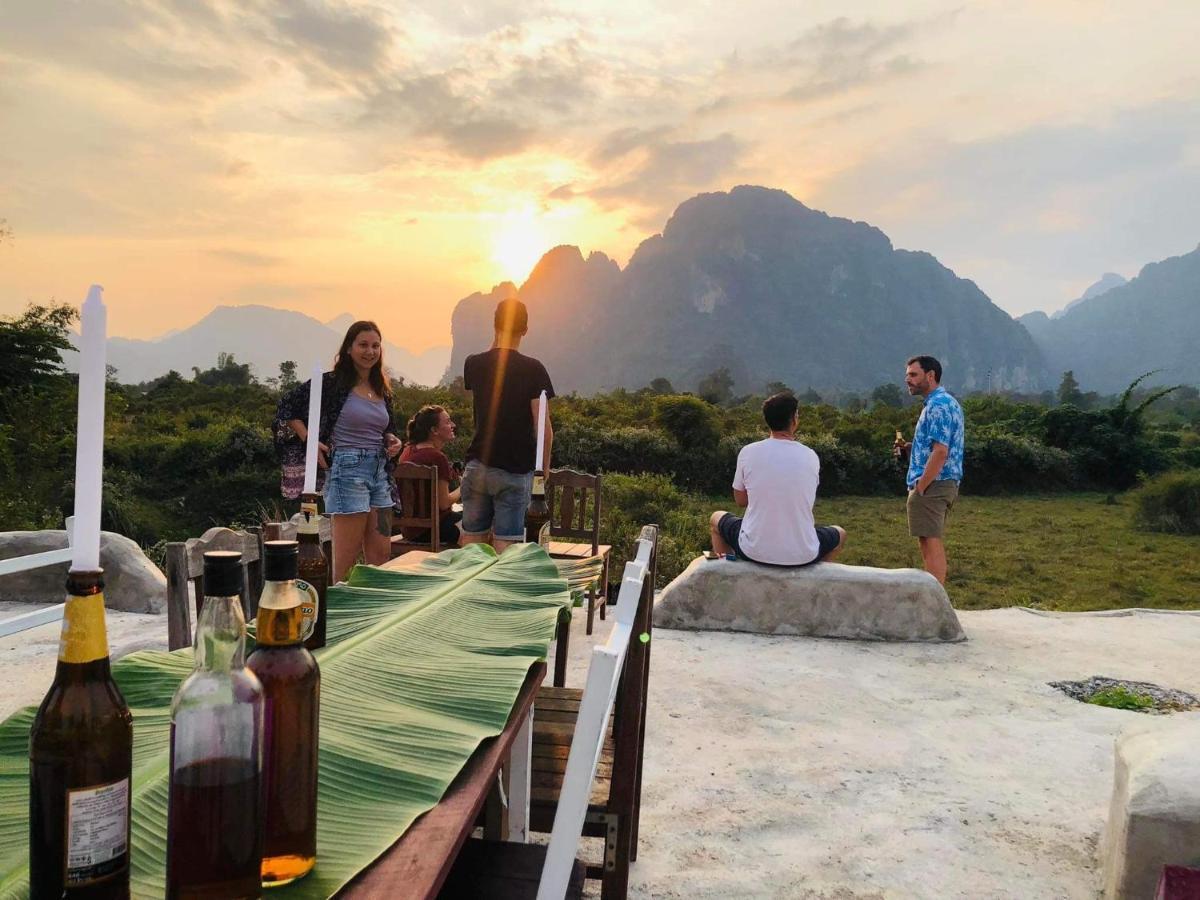 Jungle Paradise Vangvieng - Bungalows Vang Vieng Extérieur photo