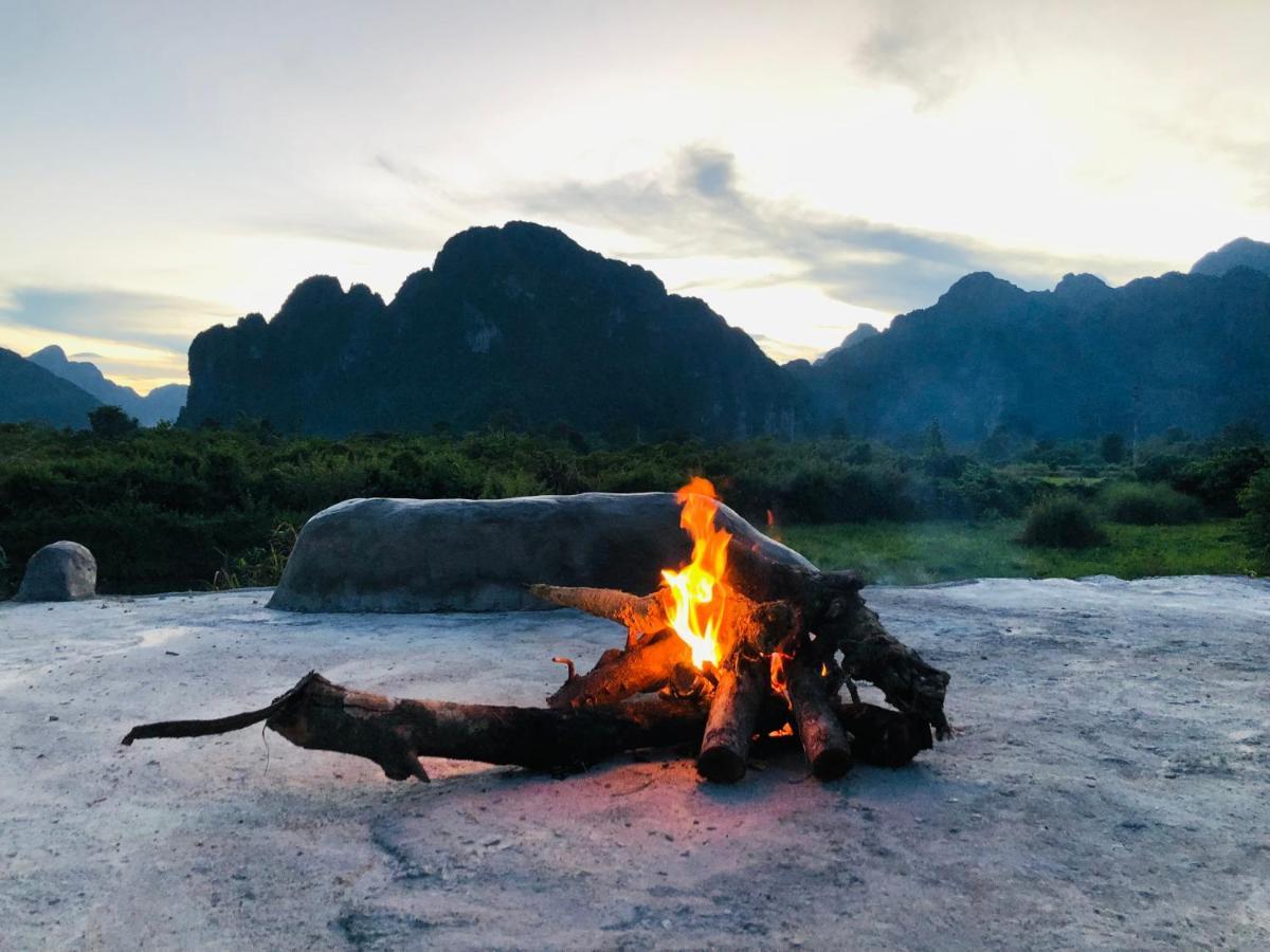 Jungle Paradise Vangvieng - Bungalows Vang Vieng Extérieur photo