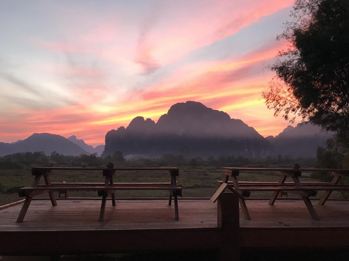 Jungle Paradise Vangvieng - Bungalows Vang Vieng Extérieur photo